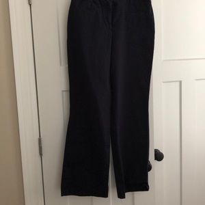 Navy Blue Cotton Pants